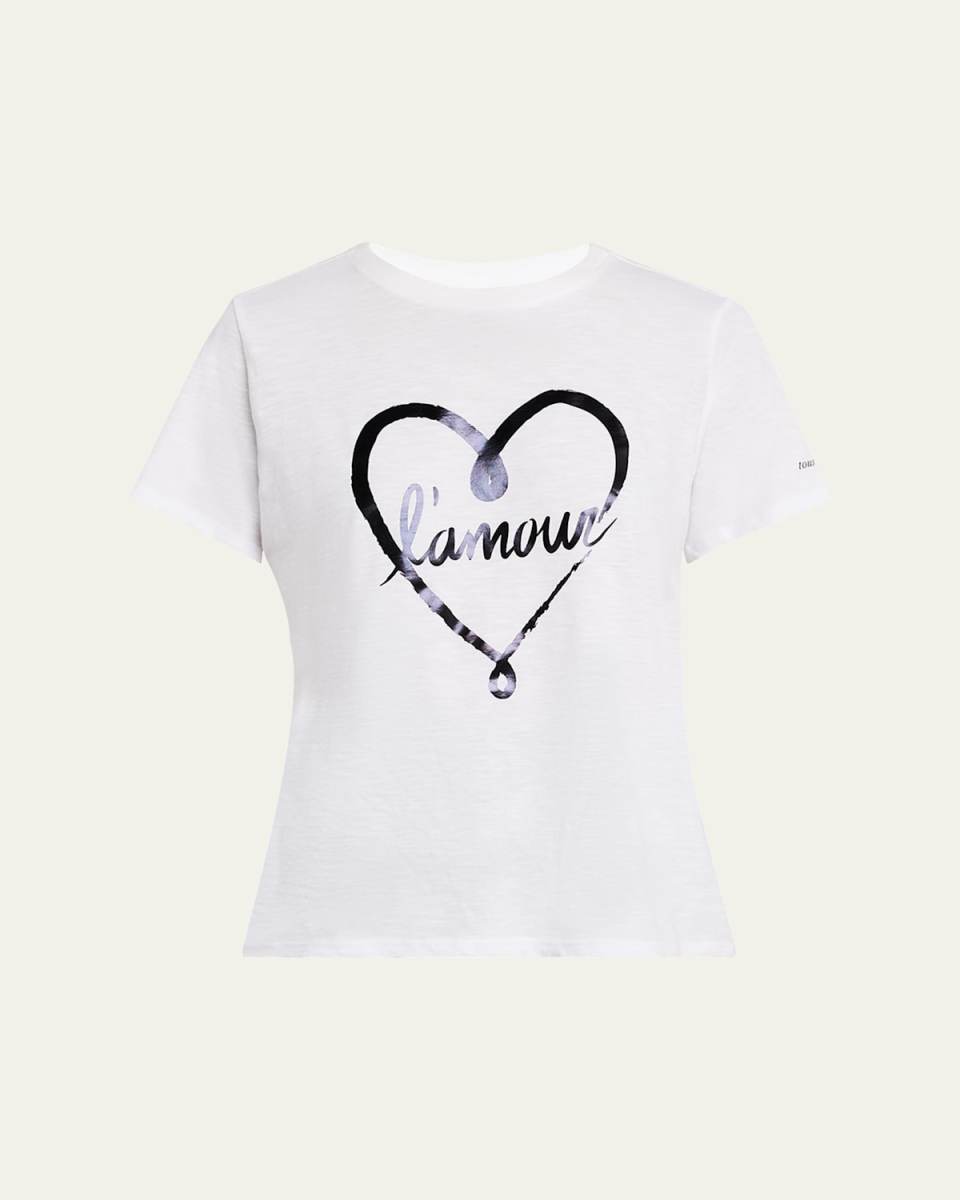 Short-Sleeve Doodled Amour Tee